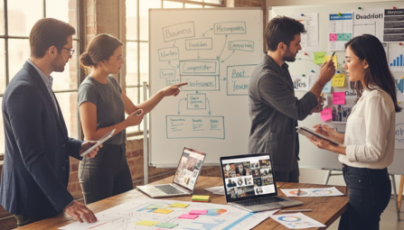  LinkedIn marketing research on target professionals and industry insights


